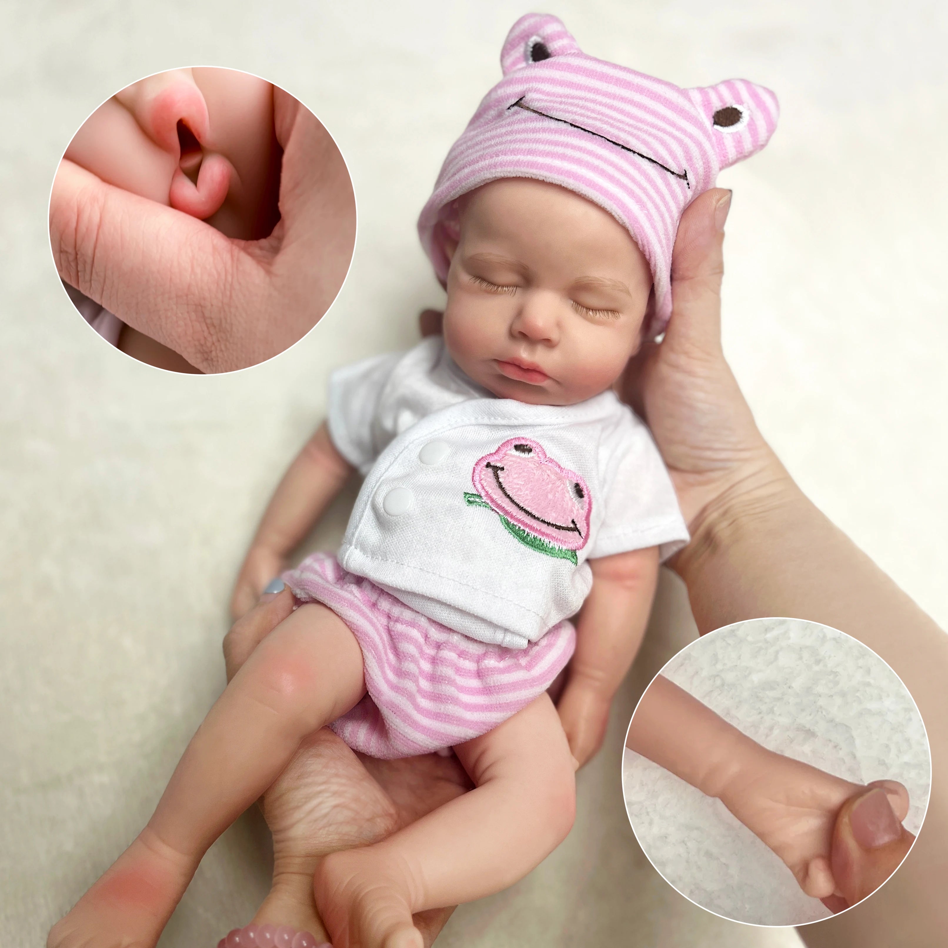 Loulou  - 13 Inch Full Silicone baby