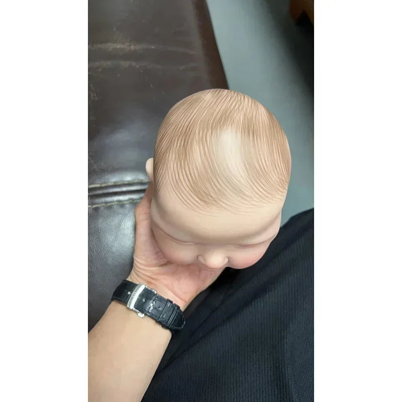 NPK 21inch Already Finished Painted Reborn Doll Parts Peaches  Cute Baby 3D Painting with Visible Veins Cloth Body Included