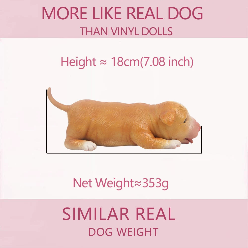 Ivita- 7 Inch Full Silicone baby dog