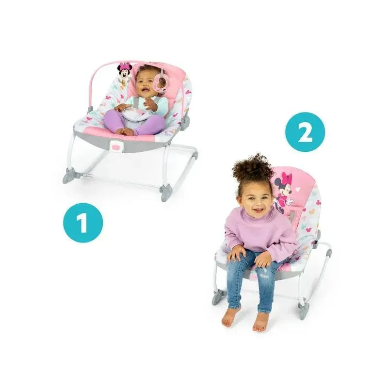 Bright Starts - Disney Baby Minnie Mouse Infant To Toddler Rocker