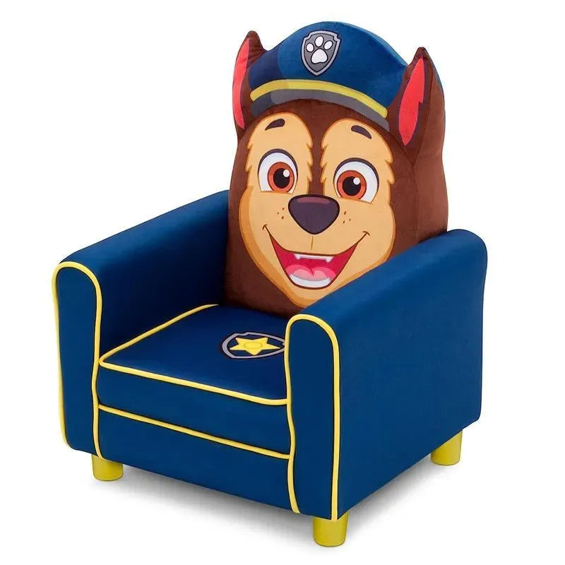 Delta Children - Figural Upholstered Kids Chair, Nick Jr. PAW Patrol Chase