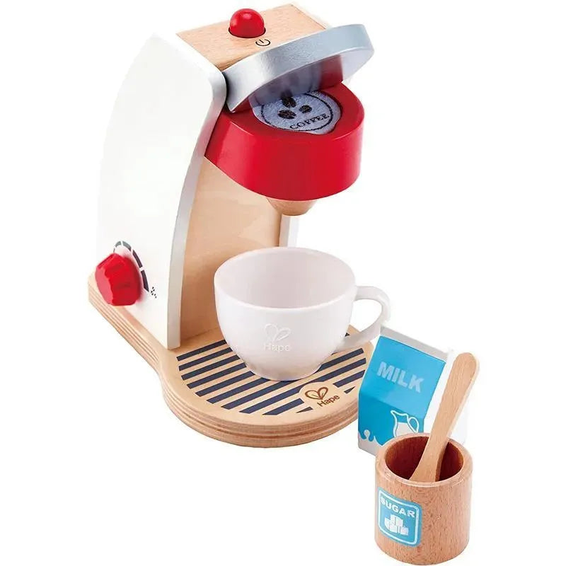 Hape - My Coffee Machine Wooden Play Kitchen Set