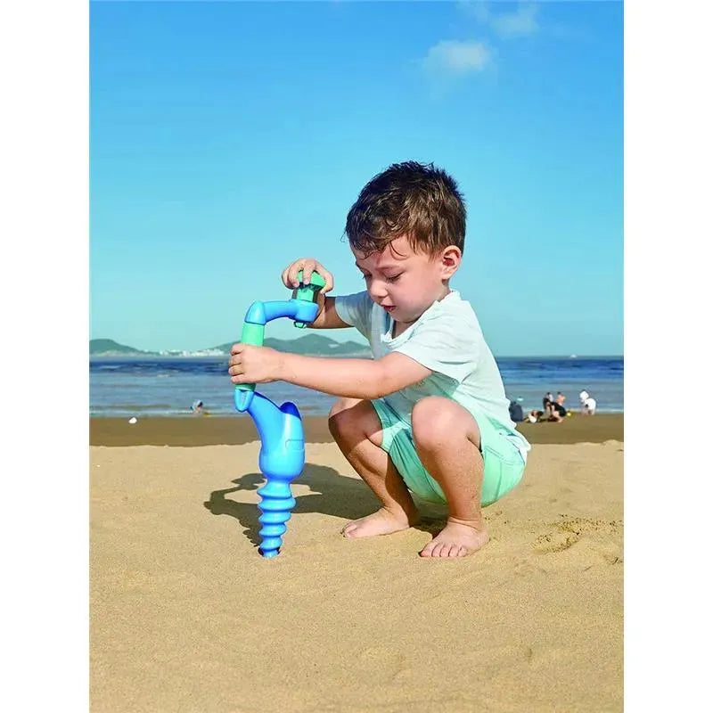 Hape - Sand and Beach Toy Driller Toys, Blue