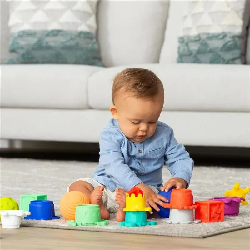 Infantino - Wwo Balls, Blocks & Cups Activity Set