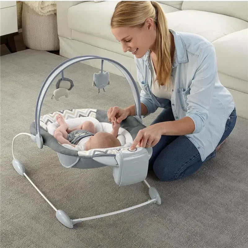 Ingenuity - SmartBounce Automatic Baby Bouncer Seat with White Noise, Braden