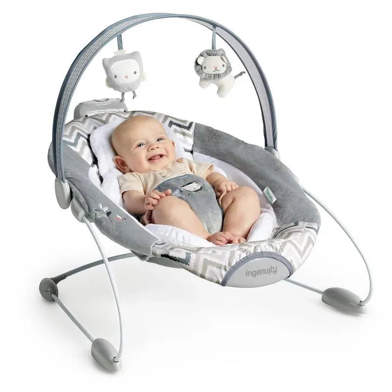 Ingenuity - SmartBounce Automatic Baby Bouncer Seat with White Noise, Braden