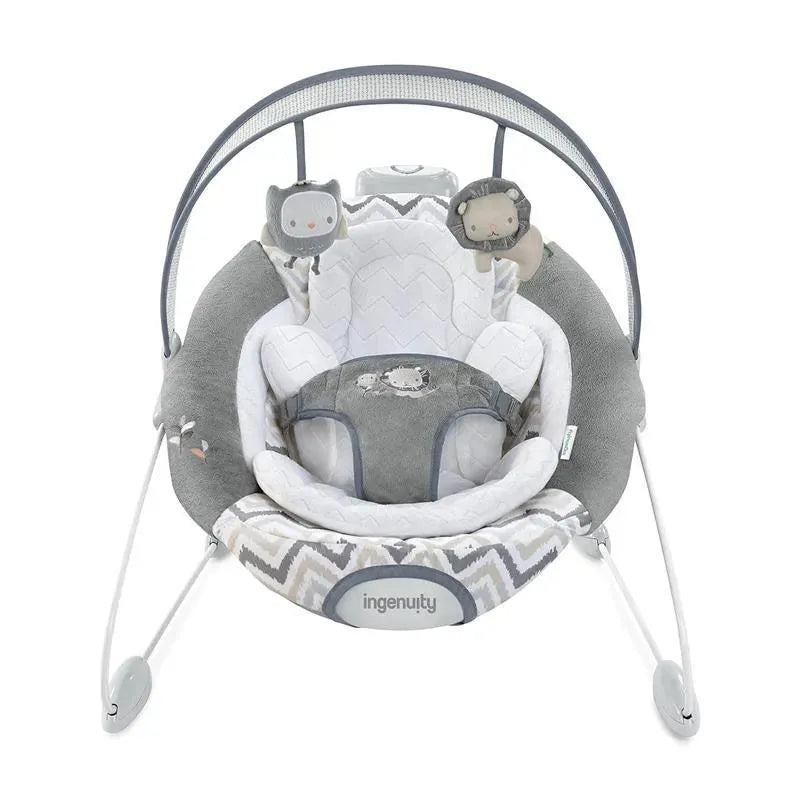 Ingenuity - SmartBounce Automatic Baby Bouncer Seat with White Noise, Braden