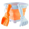 Mud Pie - Orange Collapsible Bucket Set