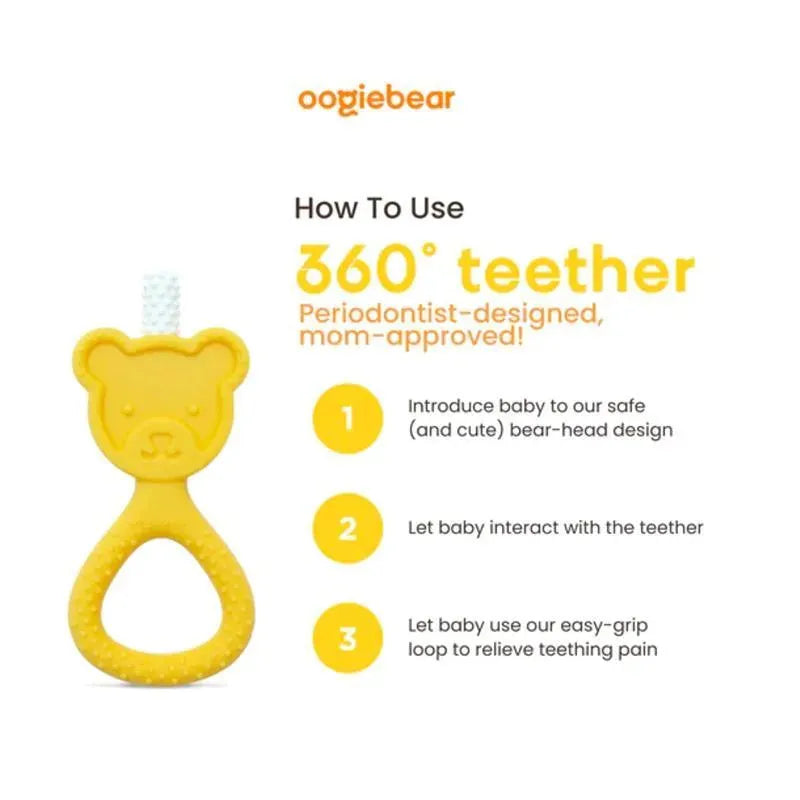 Oogiebear - 360° Baby Teether, Seafoam